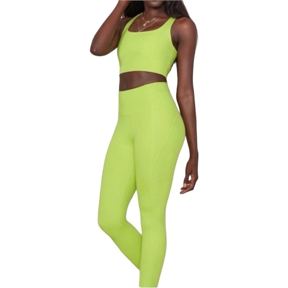 Girlfriend Collective Lime Workout Set